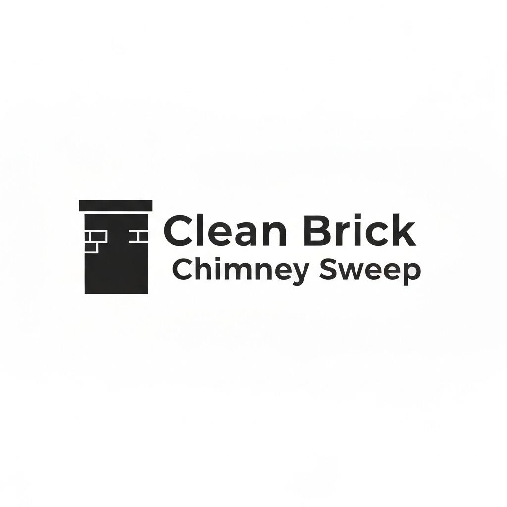 Clean Brick Chimney Sweep Logo